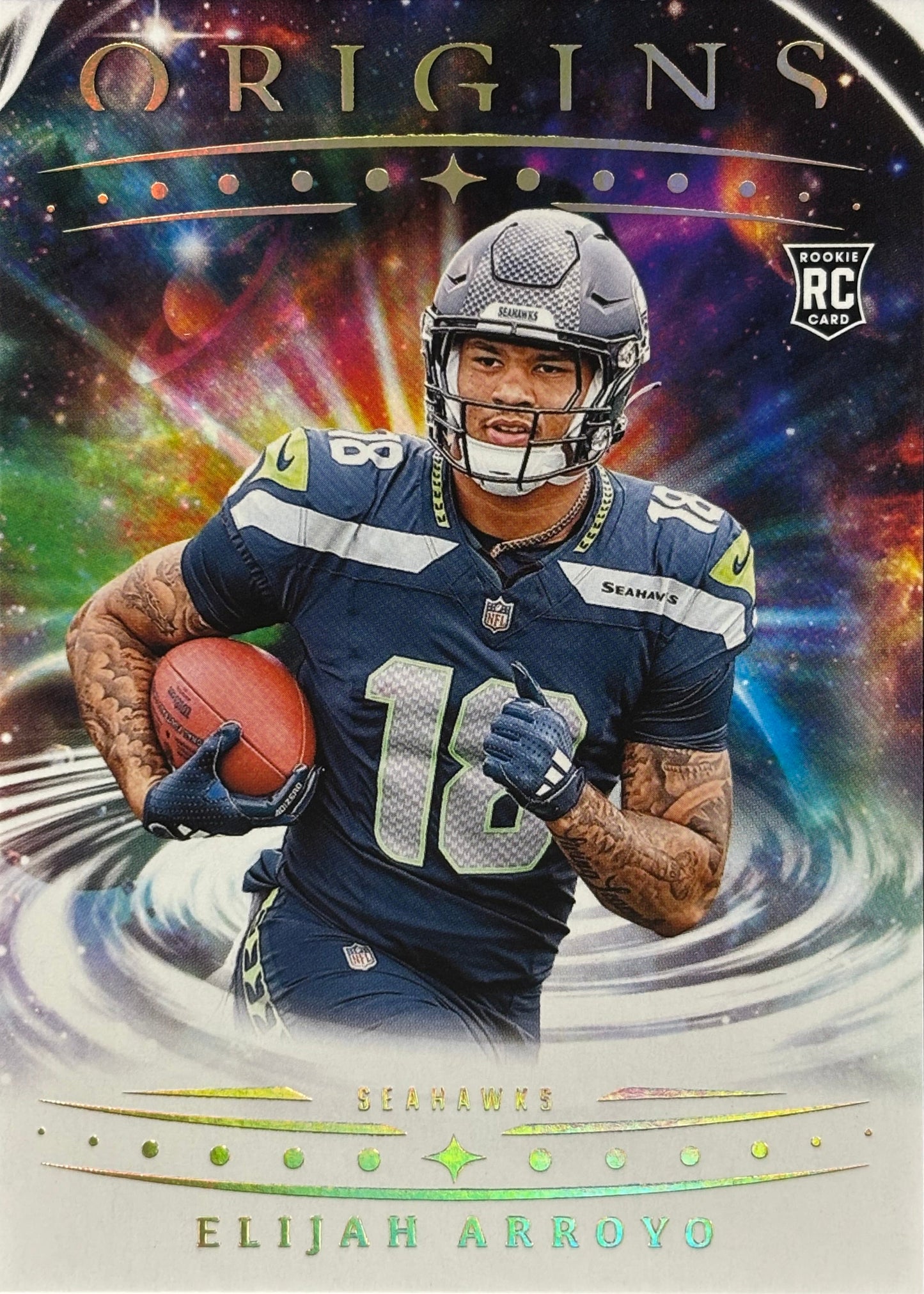 Elijah Arroyo Origins Rookie Seahawks Sports Card