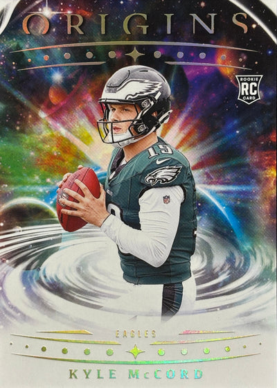 Kyle McCord Origins Rookie Eagles Sports Card