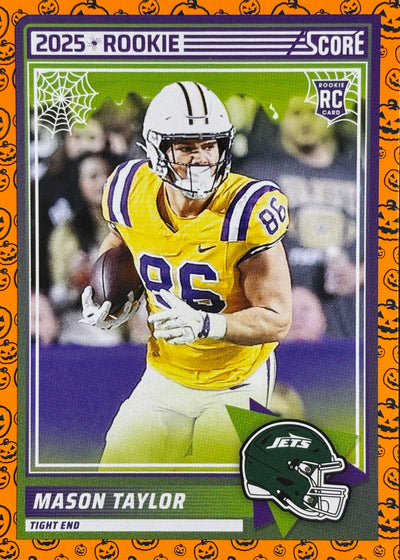 Mason Taylor Score A Treat Orange Pumpkin Jets