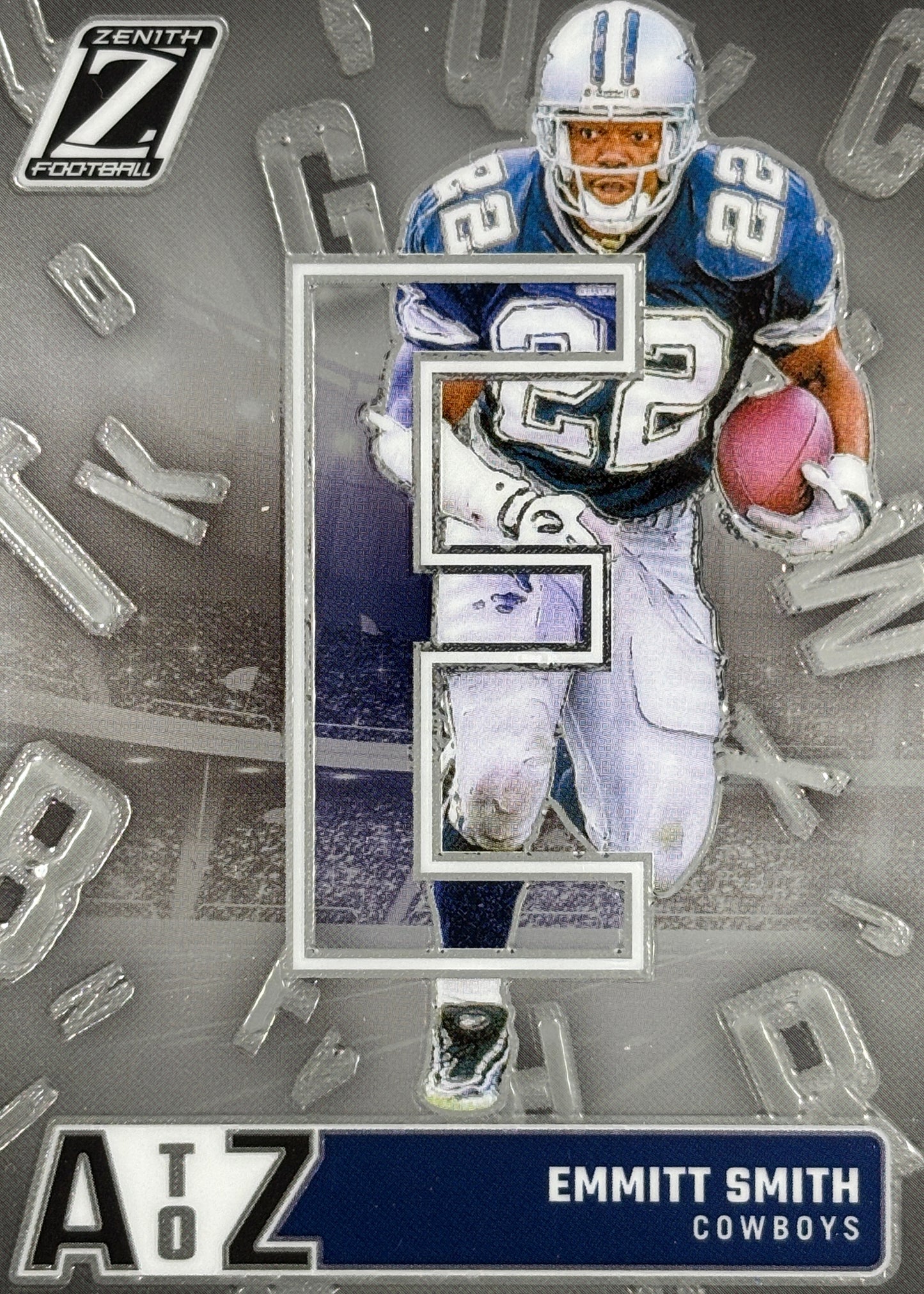 Emmitt Smith A to Z Zenith Cowboys Sports Card