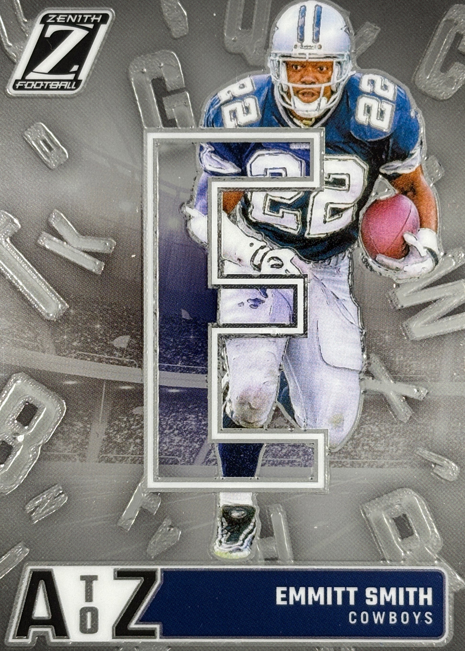 Emmitt Smith A to Z Zenith Cowboys Sports Card