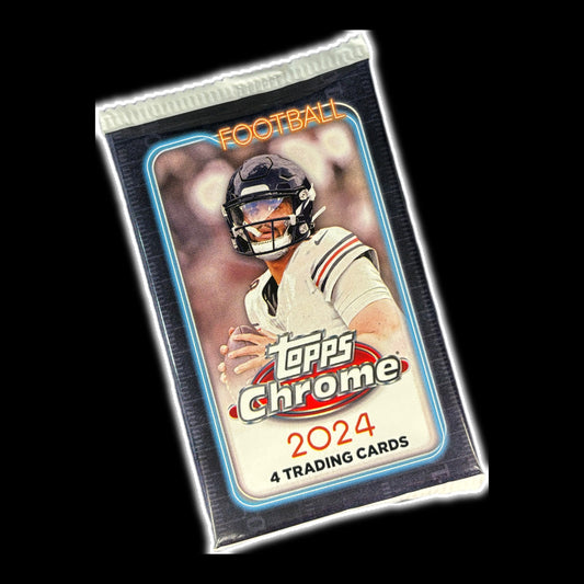 2024 Topps Chrome Football Blaster Pack (1)
