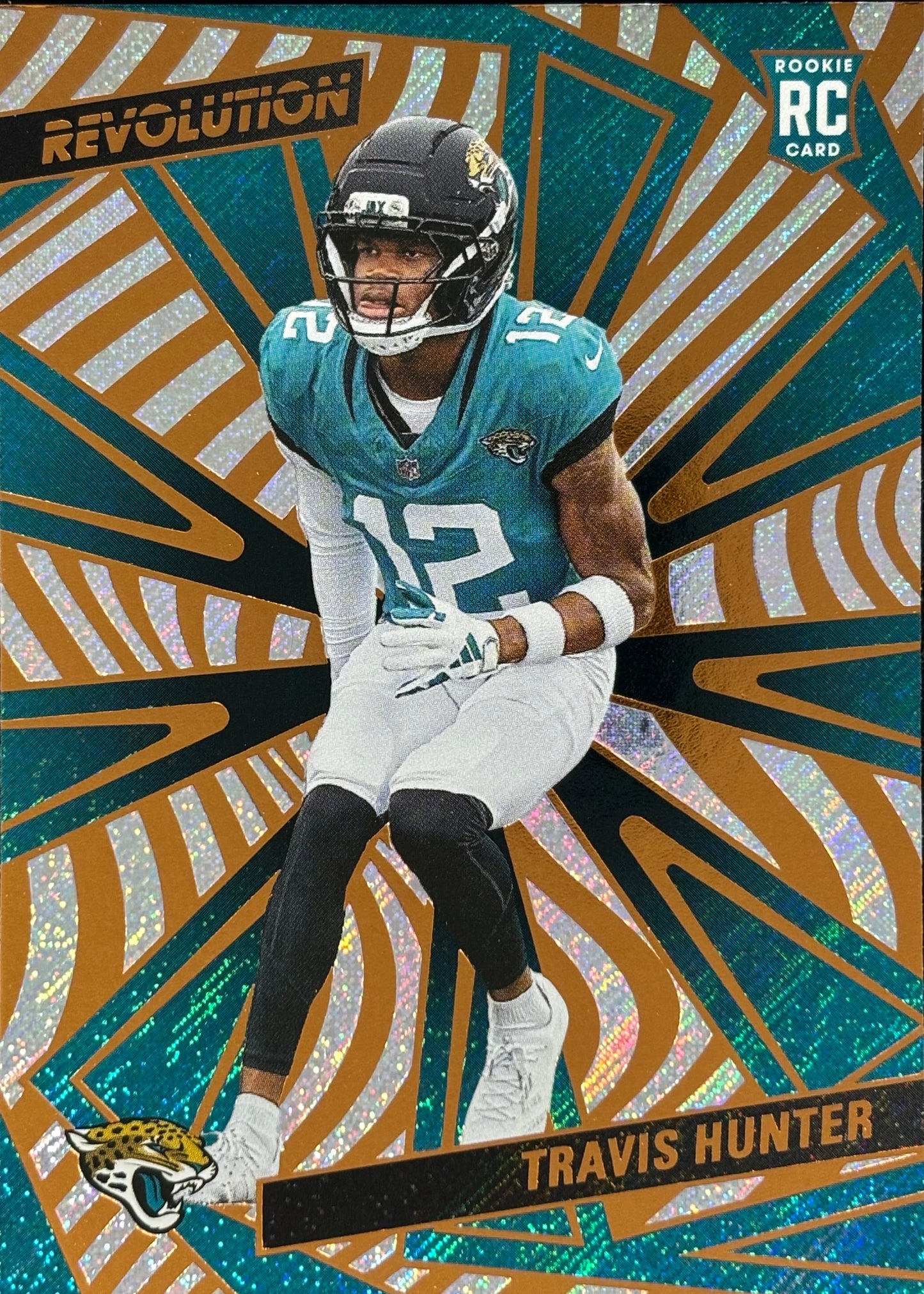 Travis Hunter Revolution Rookie Jaguars Sports Card