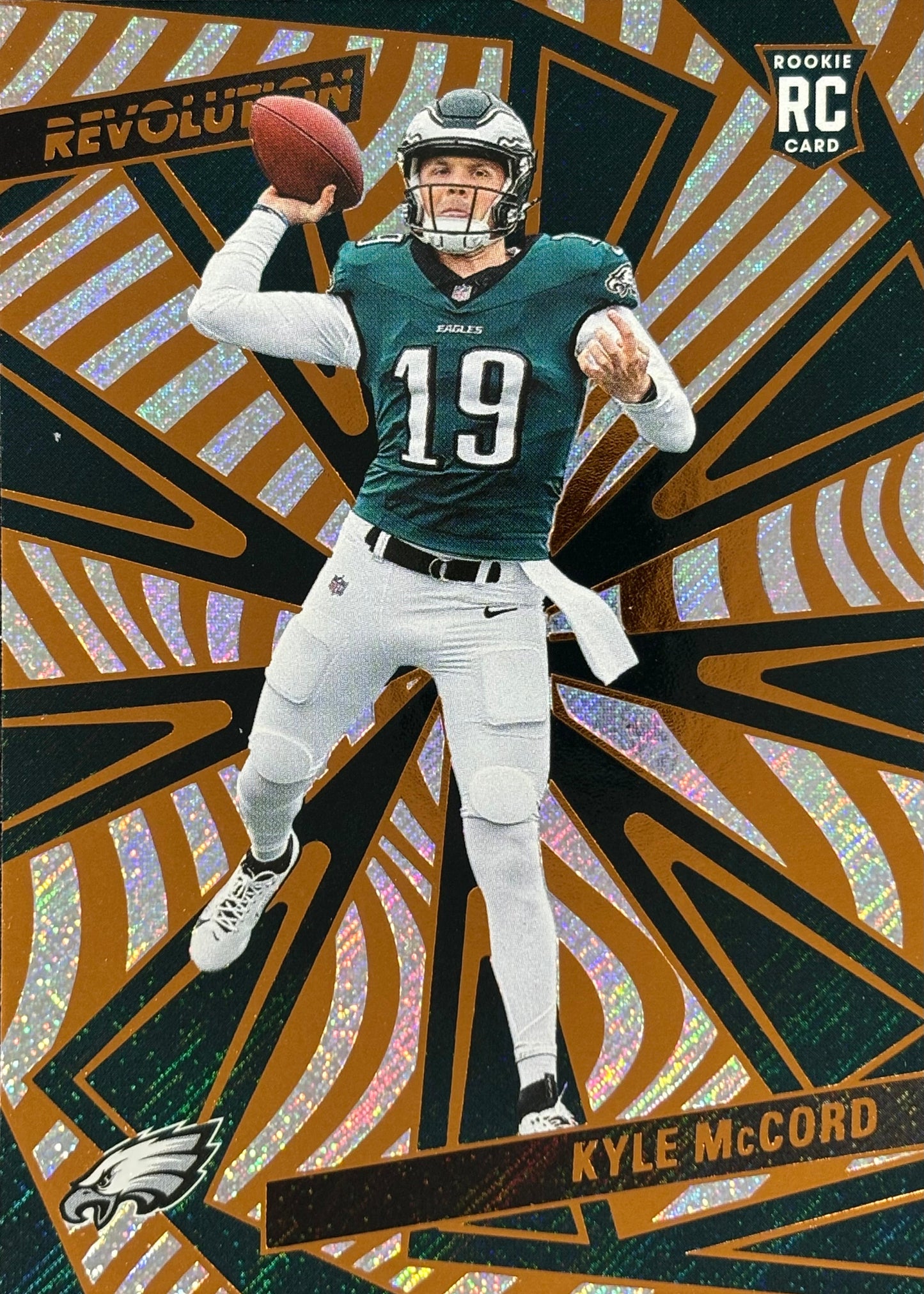 Kyle McCord Revolution Rookie Eagles Sports Card