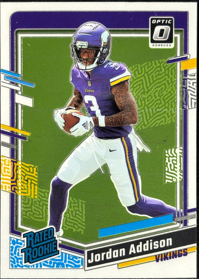Jordan Addison Optic Rated Rookie Vikings