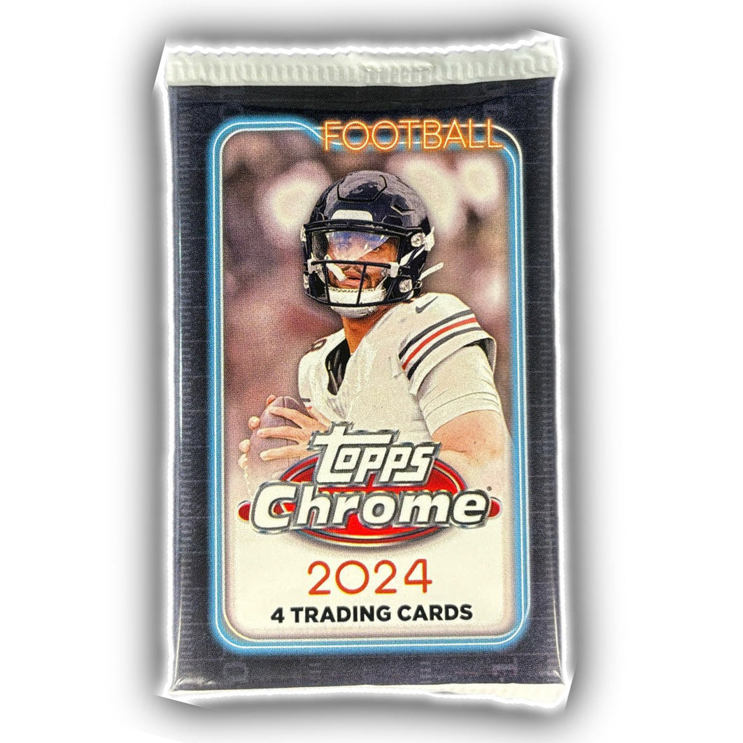 2024 Topps Chrome Football Blaster Pack (1)