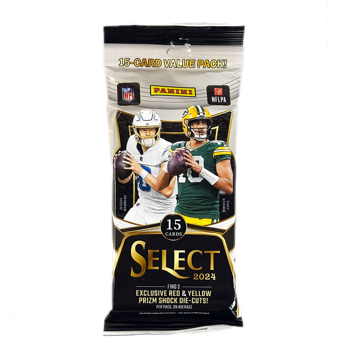 2024 Select Football Value Pack (Red & Yellow Prizm Shock)