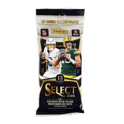 2024 Select Football Value Pack (Red & Yellow Prizm Shock)