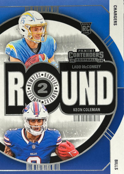 Ladd McConkey Keon Coleman Round Numbers Chargers Bills