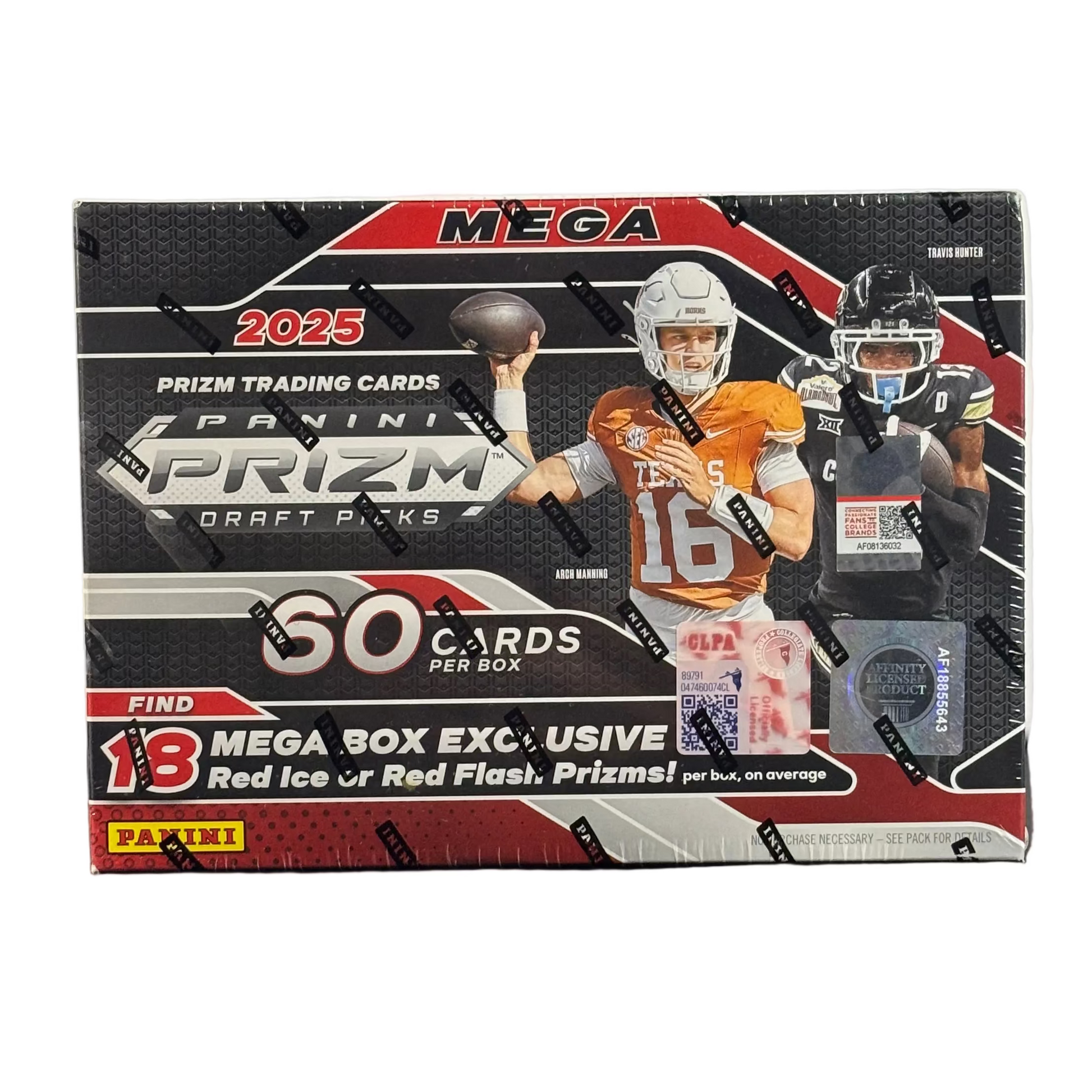 2025 Panini Prizm Draft Football Mega Box Sports Card