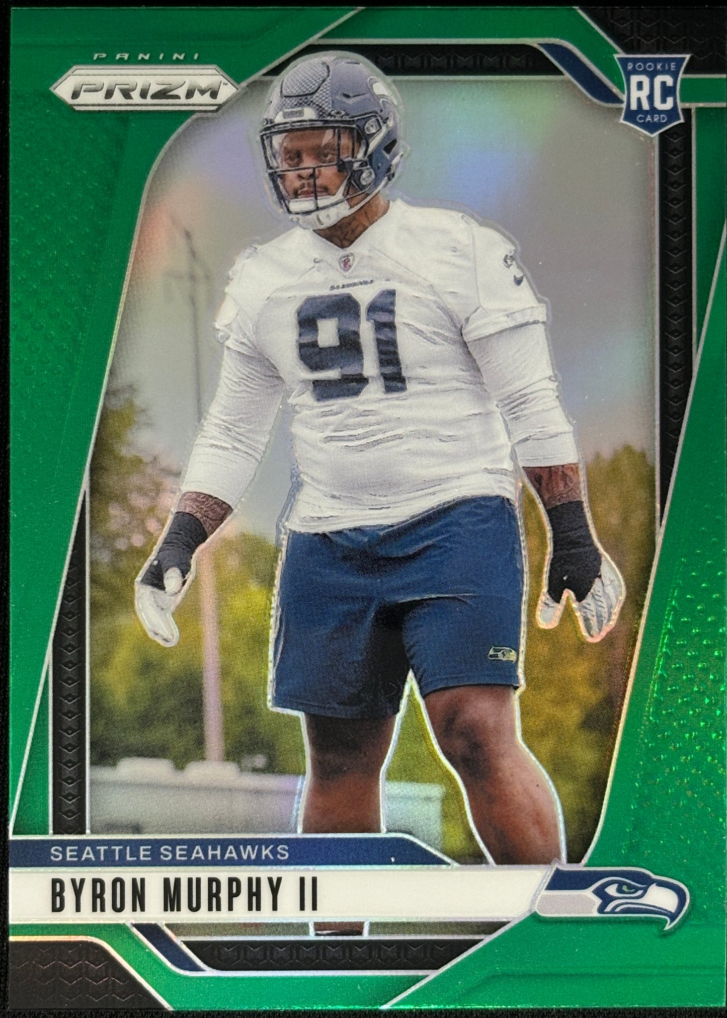 Byron Murphy Prizm Green Rookie Seahawks