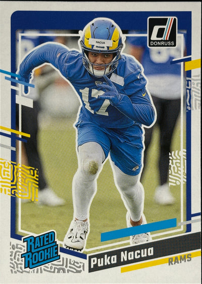 Puka Nacua Donruss Rated Rookie Rams