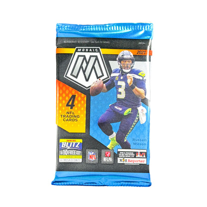 2021 Panini Mosaic Football Fanatics Exclusive Blaster Pack Sports Card