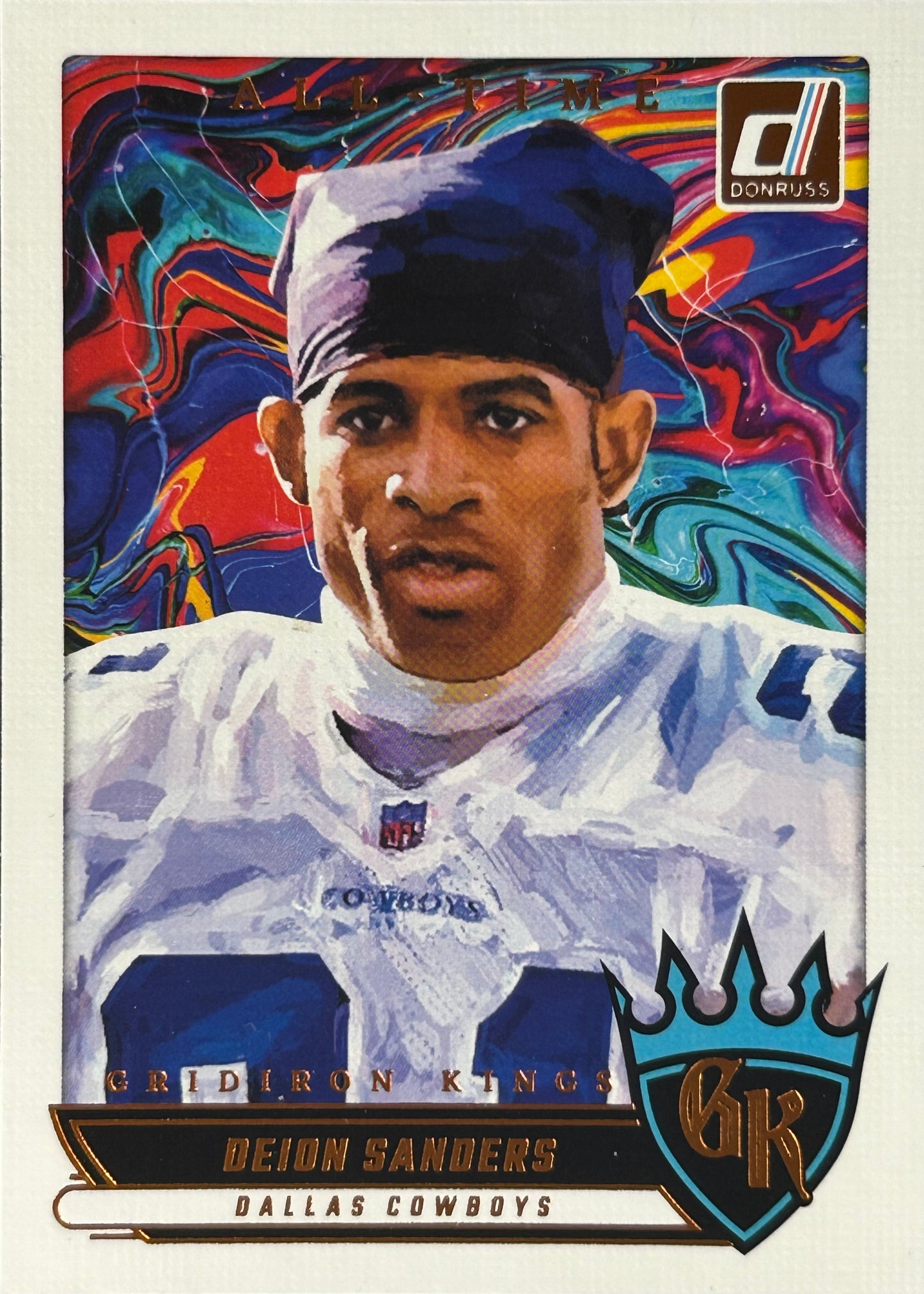 Deion Sanders Gridiron Kings Donruss Cowboys Sports Card