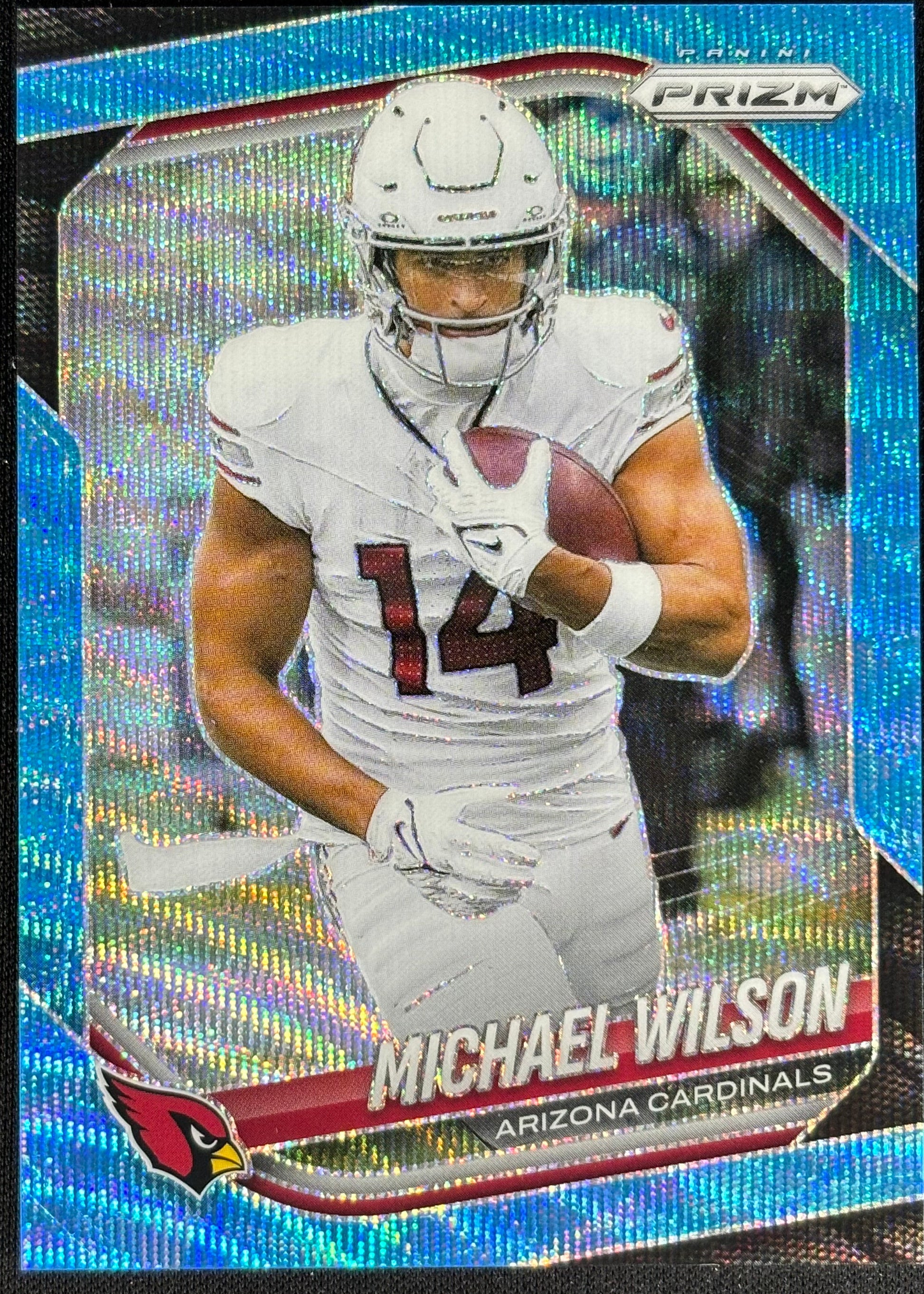 Michael Wilson Prizm Green Wave /230 Cardinals Sports Trading Card