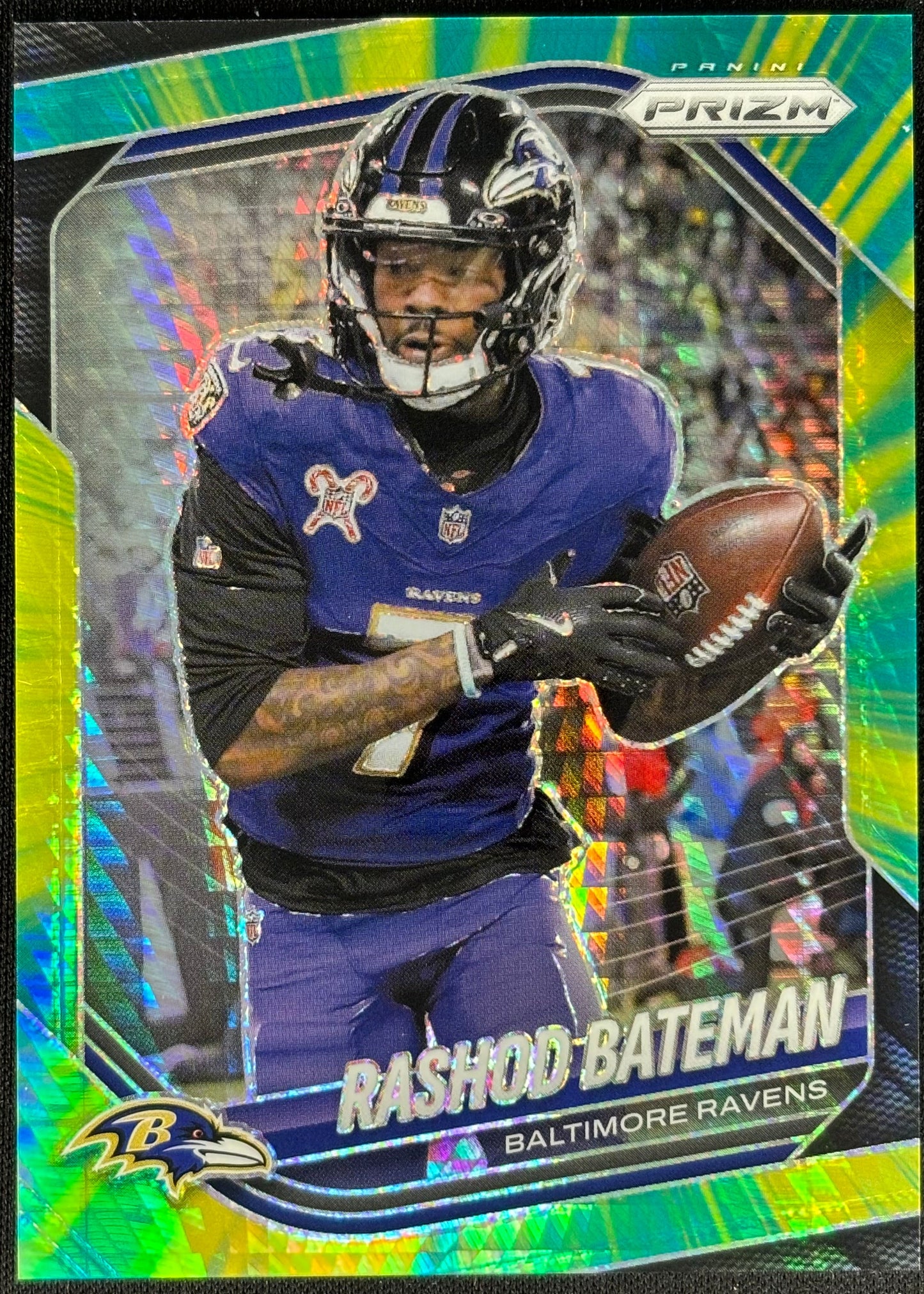 Rashod Bateman Prizm Hyper /200 Ravens