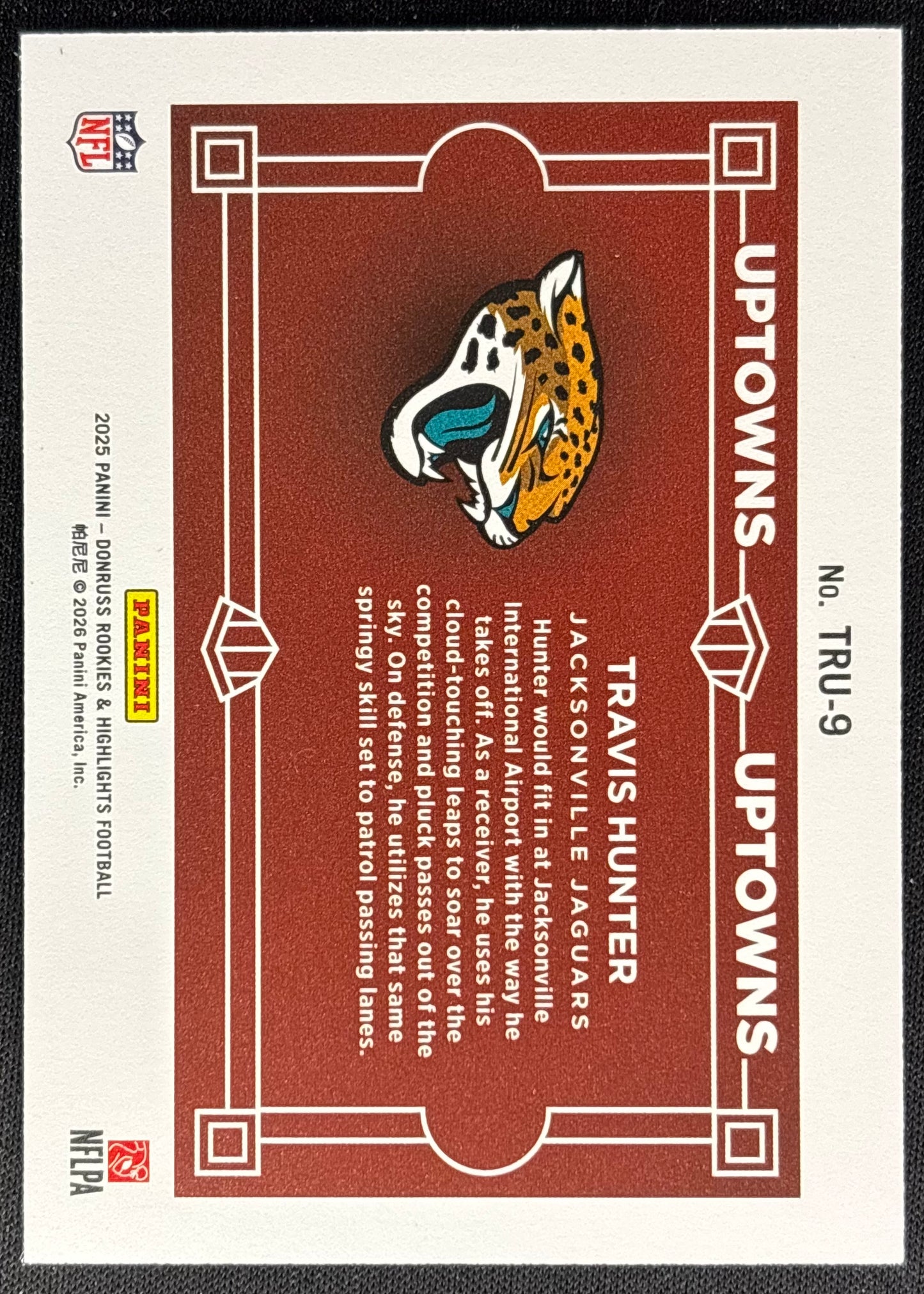 Travis Hunter 2025 Donruss Rookies & Highlights Uptown Horizontal Green Jaguars Sports Trading Cards