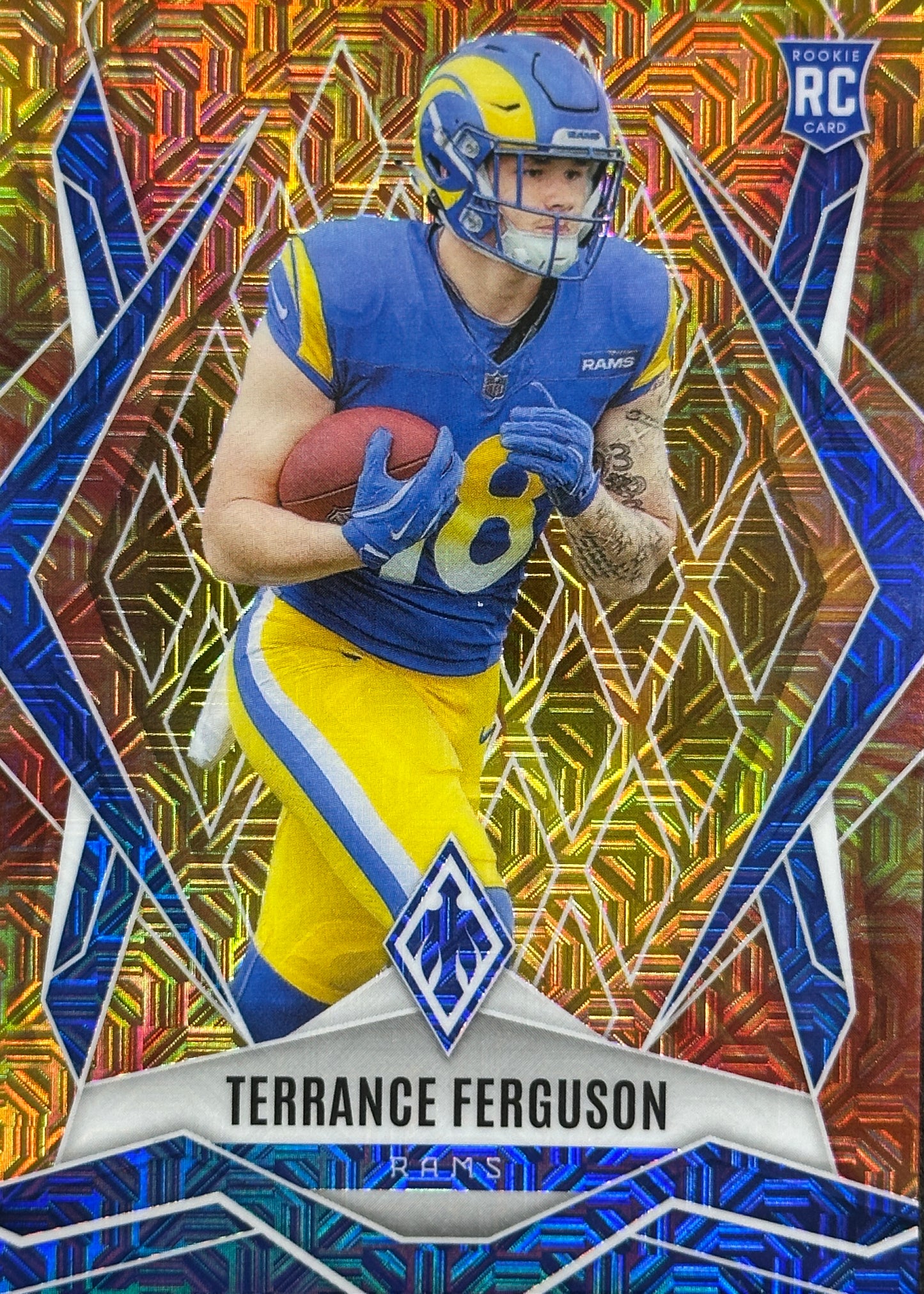 Terrance Ferguson Phoenix Fire Burst /350 Rookie Los Angeles Rams