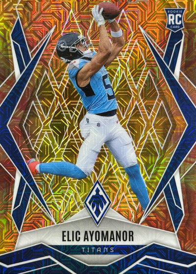 Elic Ayomanor Phoenix Fire Burst /350 Rookie Tennessee Titans