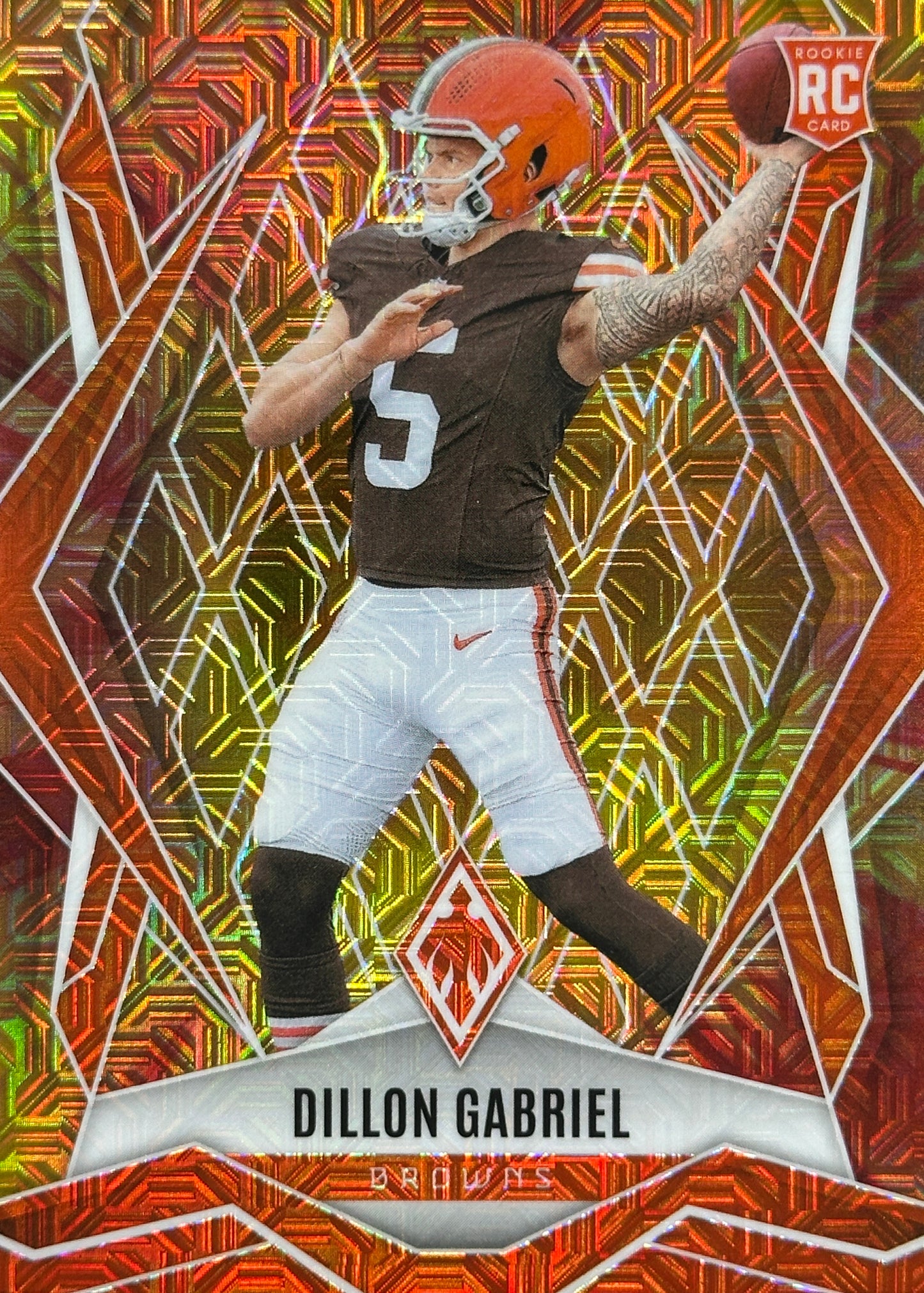 Dillon Gabriel Phoenix Fire Burst /350 Rookie Cleveland Browns