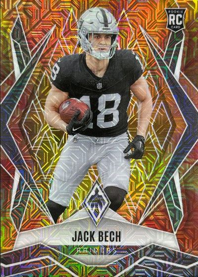 Jack Bech Phoenix Fire Burst /350 Rookie Las Vegas Raiders