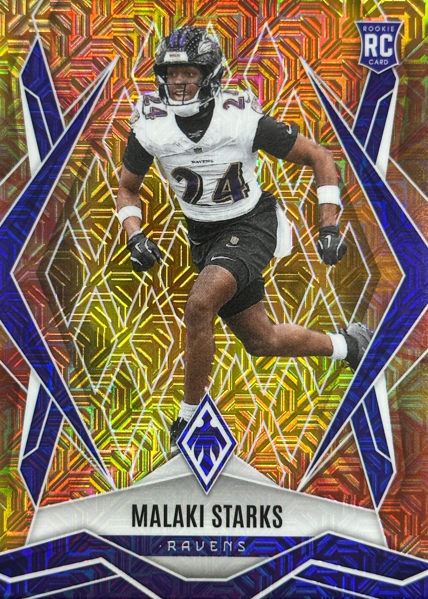 Malaki Starks Phoenix Fire Burst /350 Rookie Baltimore Ravens