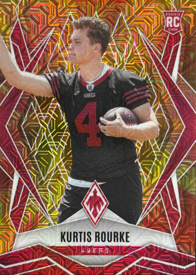 Kurtis Rourke Phoenix Fire Burst /350 Rookie San Francisco 49ers