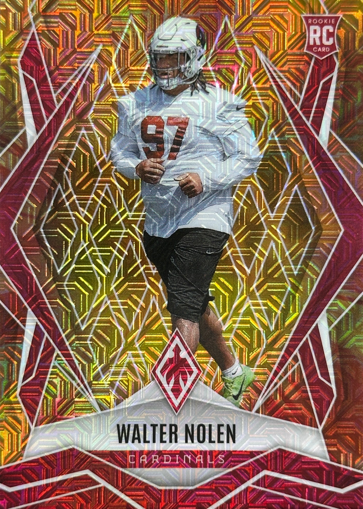 Walter Nolen Phoenix Fire Burst /350 Rookie Arizona Cardinals