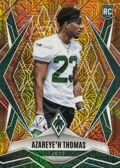 Azareye'h Thomas Phoenix Fire Burst /350 Rookie New York Jets