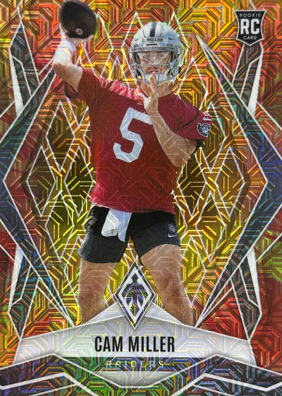 Cam Miller Phoenix Fire Burst /350 Rookie Las Vegas Raiders