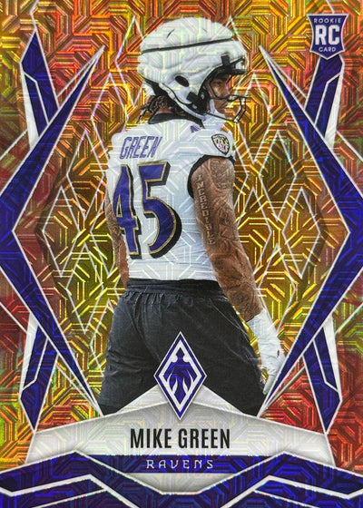 Mike Green Phoenix Fire Burst /350 Rookie Baltimore Ravens