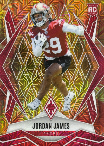 Jordan James Phoenix Fire Burst /350 Rookie San Francisco 49ers