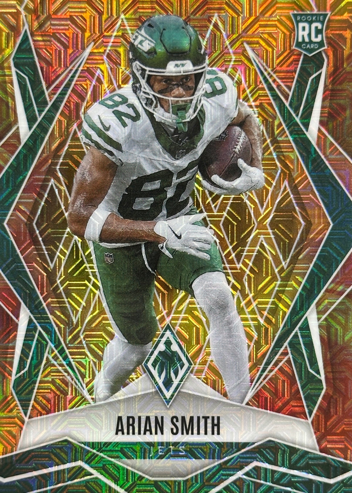 Arian Smith Phoenix Fire Burst /350 Rookie New York Jets Football Card