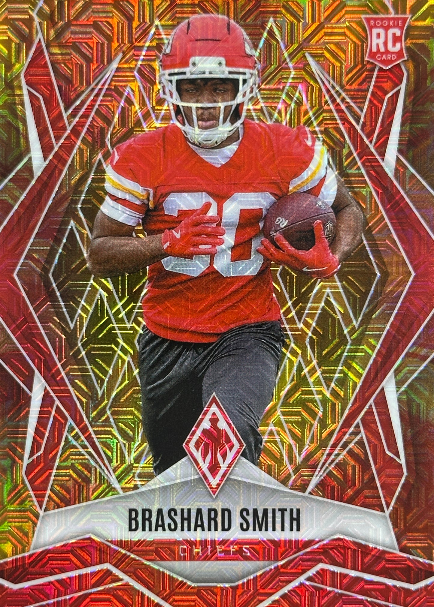 Brashard Smith Phoenix Fire Burst /350 Rookie Kansas City Chiefs