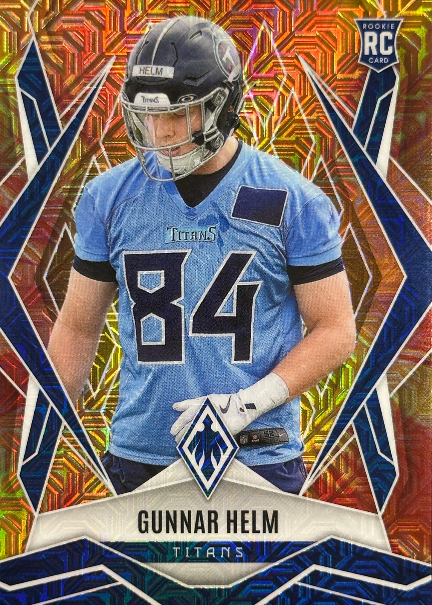 Gunnar Helm Phoenix Fire Burst /350 Rookie Tennessee Titans