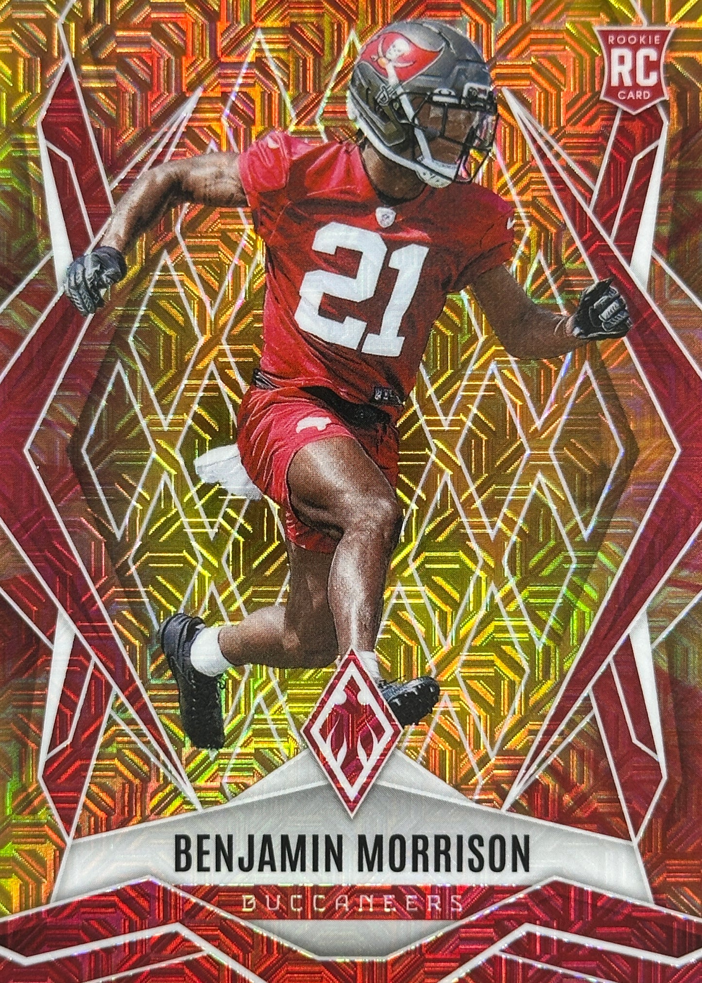 Benjamin Morrison Phoenix Fire Burst /350 Rookie Tampa Bay Buccaneers