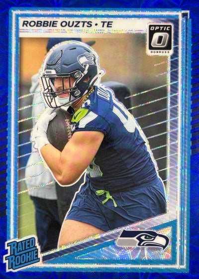 Robbie Ouzts Blue Scope Rated Rookie Patriots