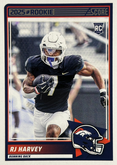 RJ Harvey Score Rookie Broncos Sports Card