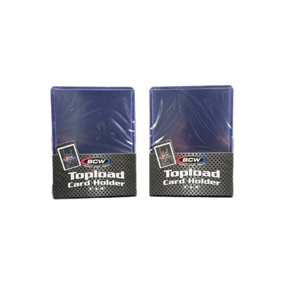 50 BCW 20pt. Toploader Card Holder - Toploaders