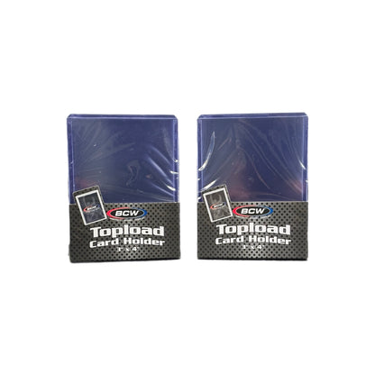 50 BCW 35pt. Toploader Card Holder - Toploaders