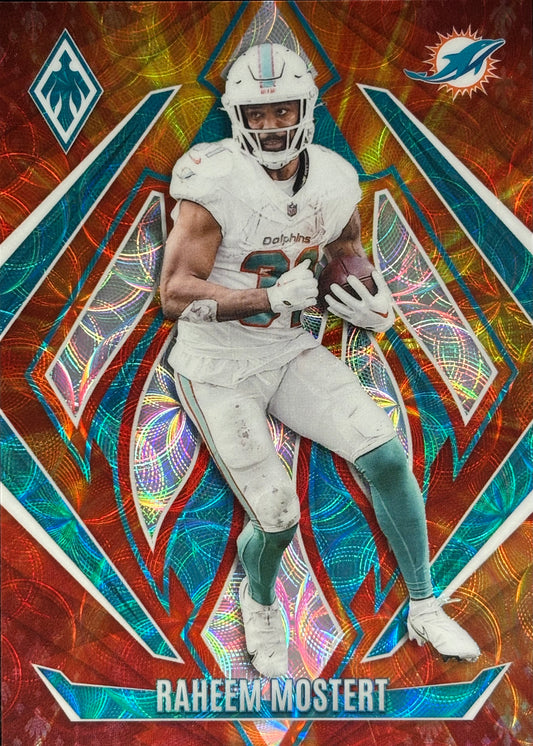 Raheem Mostert Phoenix Fire Burst /350 Dolphins