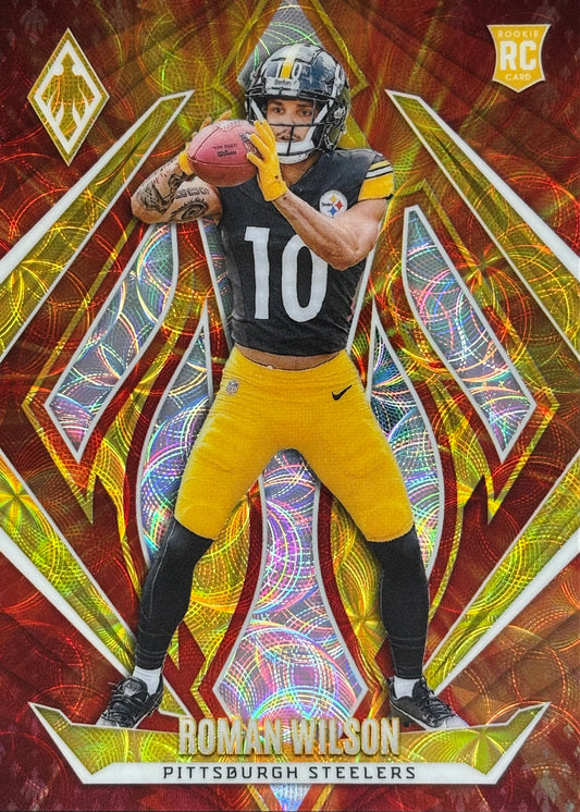 Roman Wilson Phoenix Fire Burst /350 Rookie Steelers