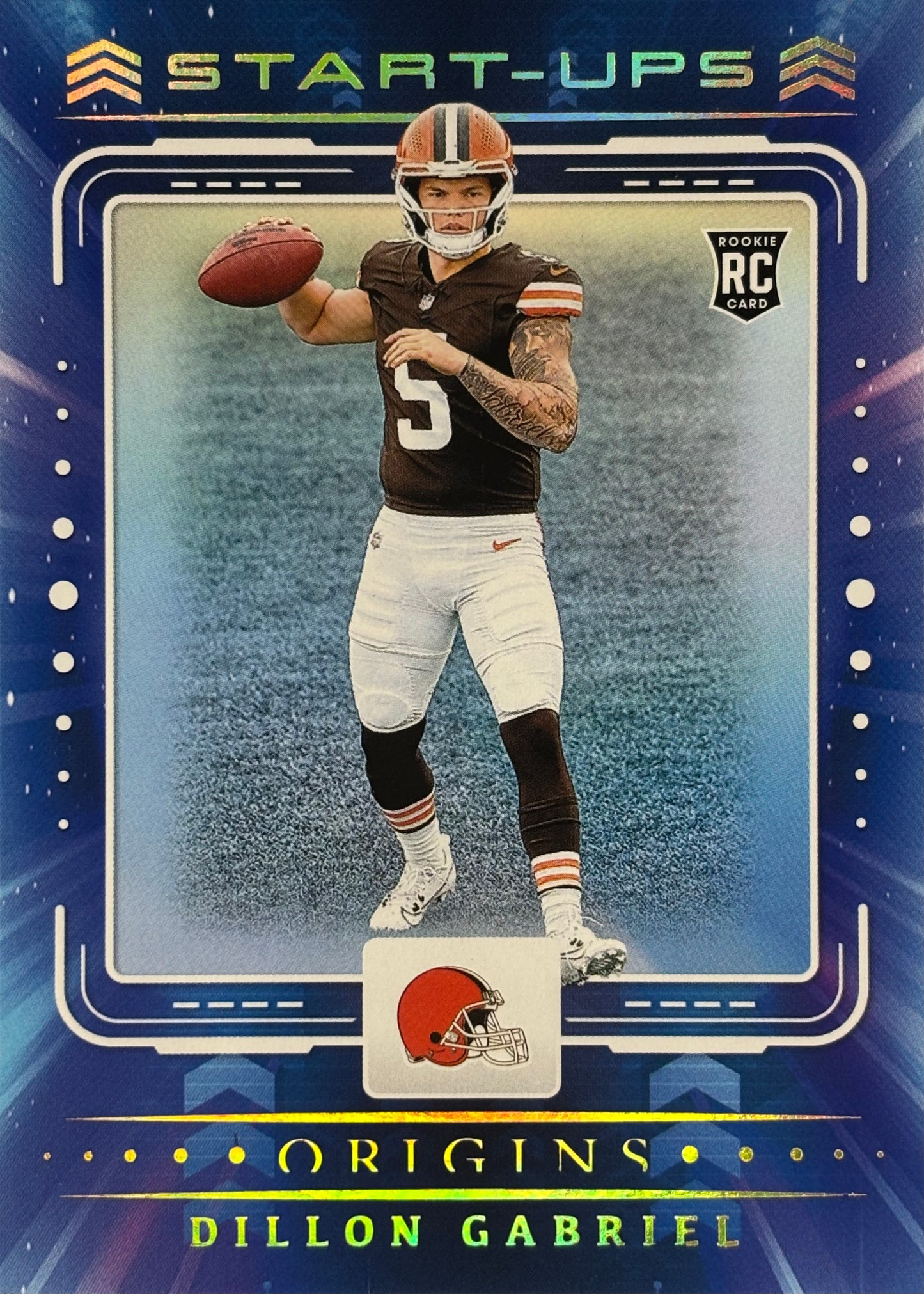 Dillon Gabriel Origins Start-Ups Rookie Browns Sports Card