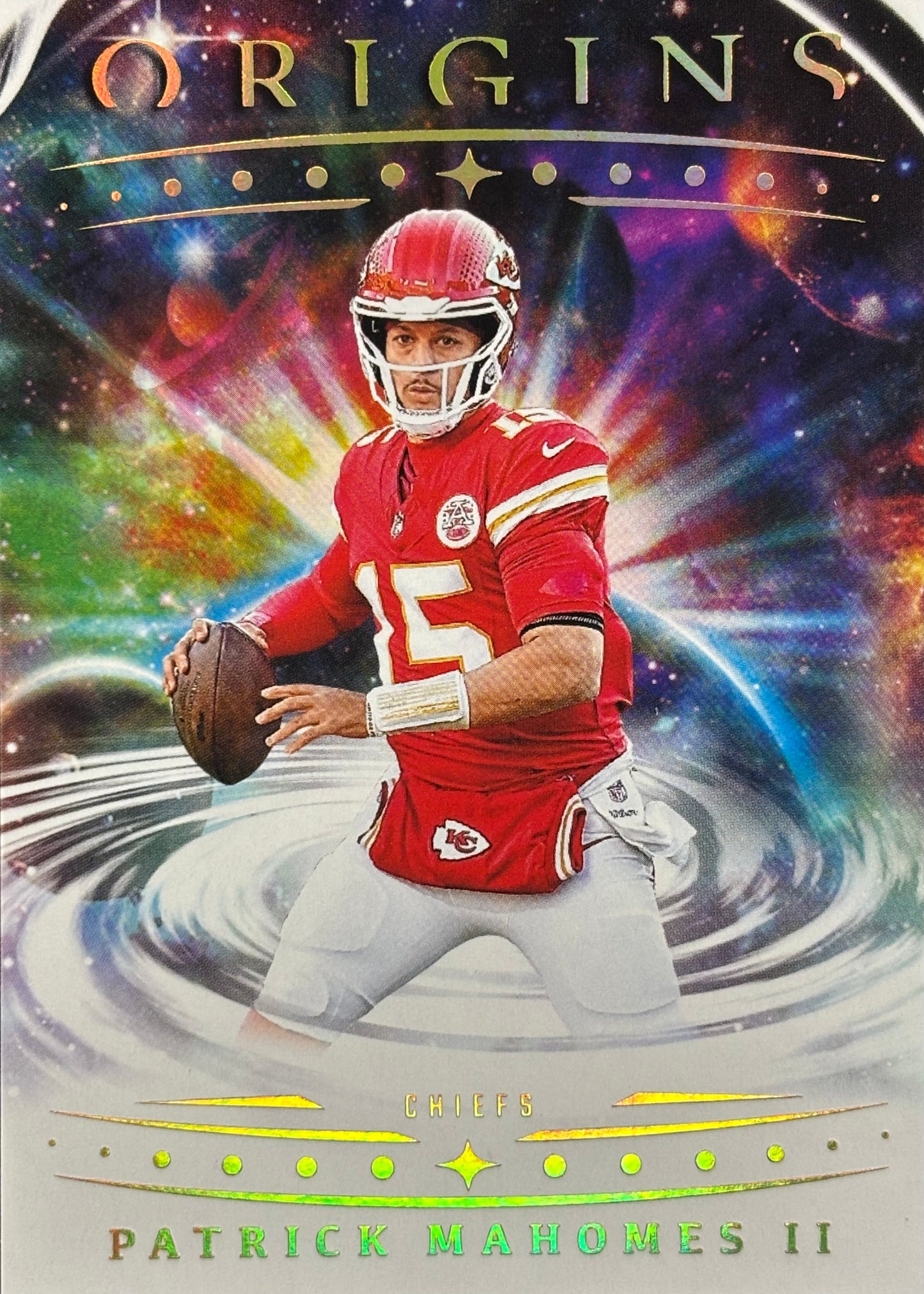 Patrick Mahomes Origins Chiefs Sports Card