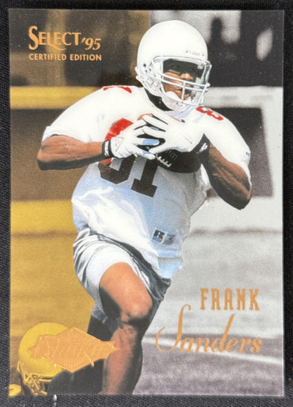 Frank Sanders 1995 Pinnacle Select Certified Cardinals Sports Trading Card