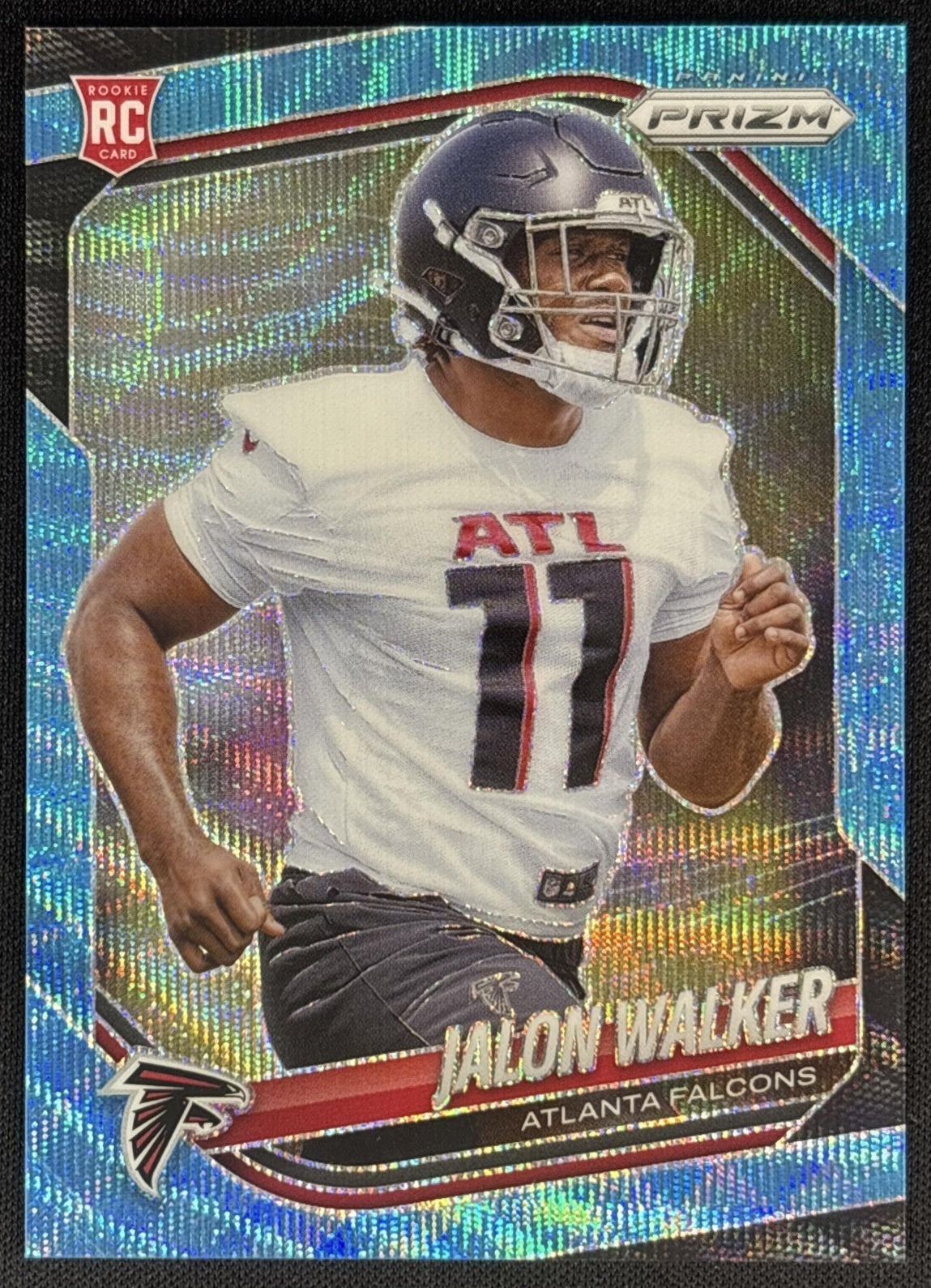 Jalon Walker 2025 Panini Prizm Blue Wave /230 Falcons Default Title Sports Trading Cards