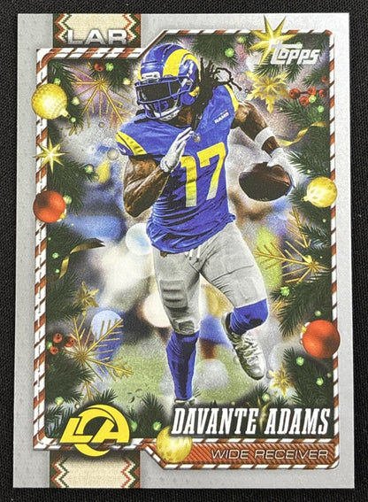 Davante Adams 2026 Topps Holiday Glitter Rams | Los Angeles Rams