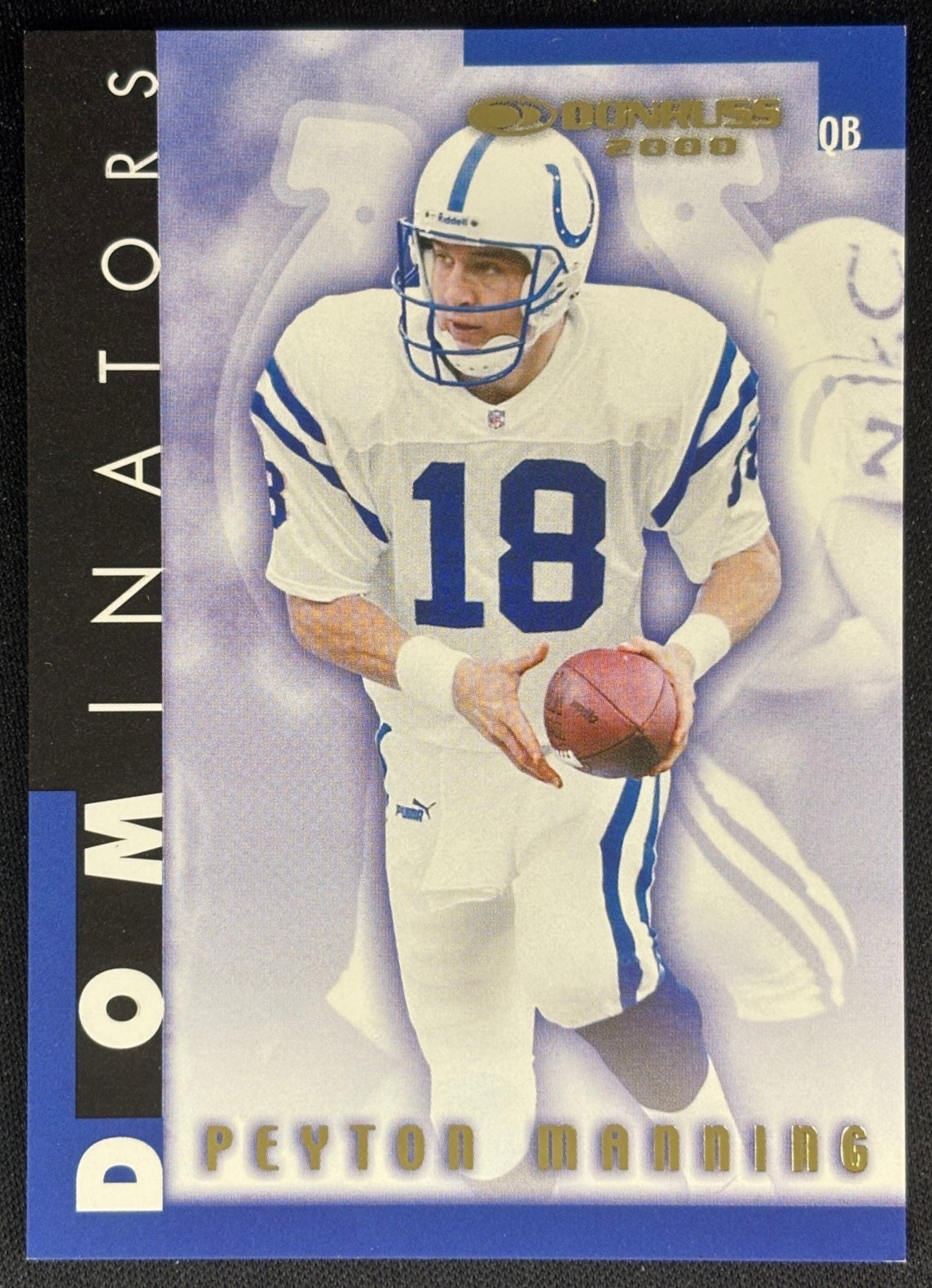 Peyton Manning 2000 Donruss Dominators /5000 Colts Sports Trading Cards