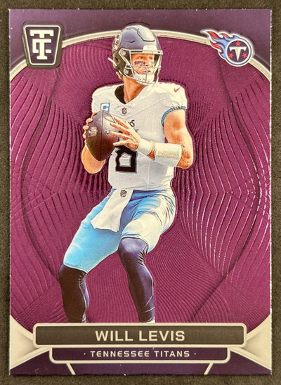 Will Levis 2024 Panini Totally Certified Mirror Maroon Titans Default Title Sports Trading Card