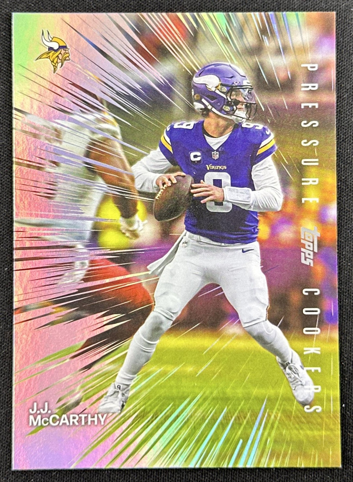 J.J. McCarthy 2026 Topps Flagship Pressure Cookers Vikings